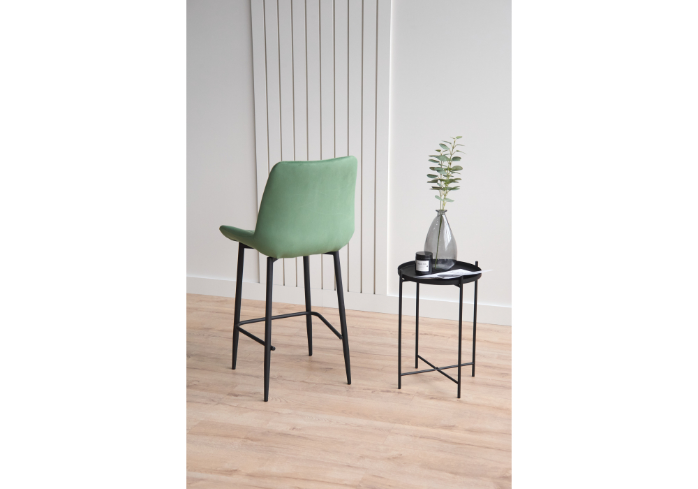 фото барный стул вращающийся woodville седа 360 фисташковый (zd 651) / черный 632613 | 220svet.ru