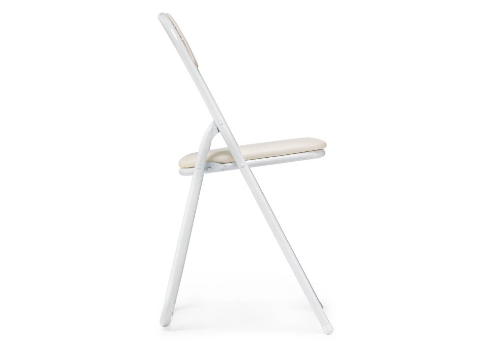 фото стул woodville fold 1 складной beige / white 15479 | 220svet.ru