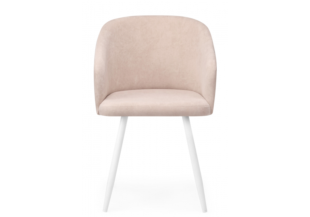 фото стул на металлокаркасе woodville монер латте (glory 10) / белый 632650 | 220svet.ru