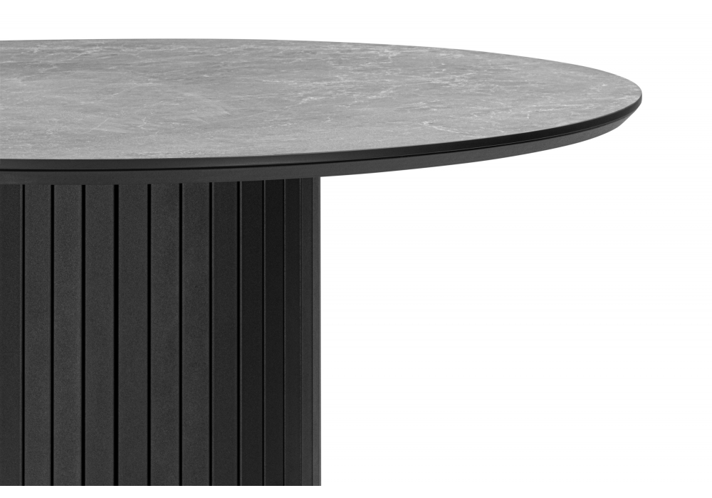 фото керамический стол woodville гравент 110 dolmen cris sahara / черный 625614 | 220svet.ru