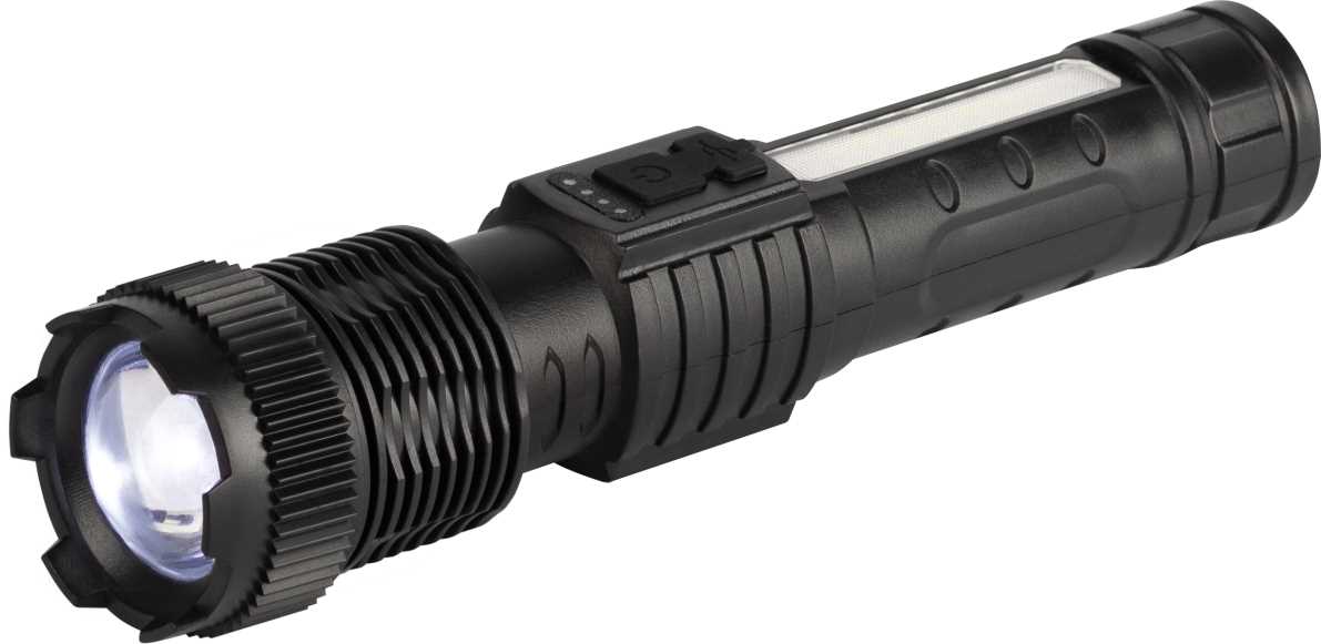 фото светодиодный фонарь эра ua-402 универсальный аккумуляторный 5 вт led + 5 вт cob zoom 6 режимов маячок клипса usb type c б0069804 | 220svet.ru