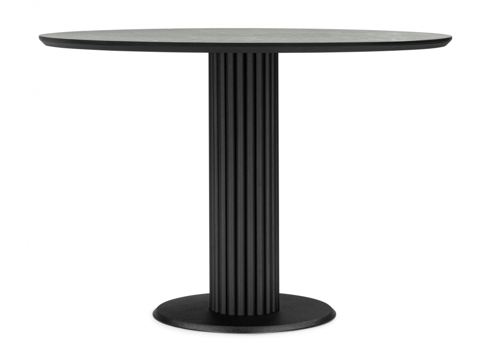 фото керамический стол woodville кэмерон 110 dolmen cris sahara / черный 625707 | 220svet.ru