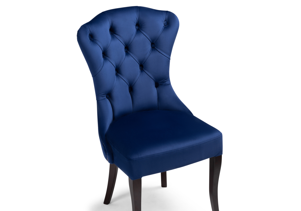 фото стул деревянный woodville милано 1 синий / венге 474341 | 220svet.ru