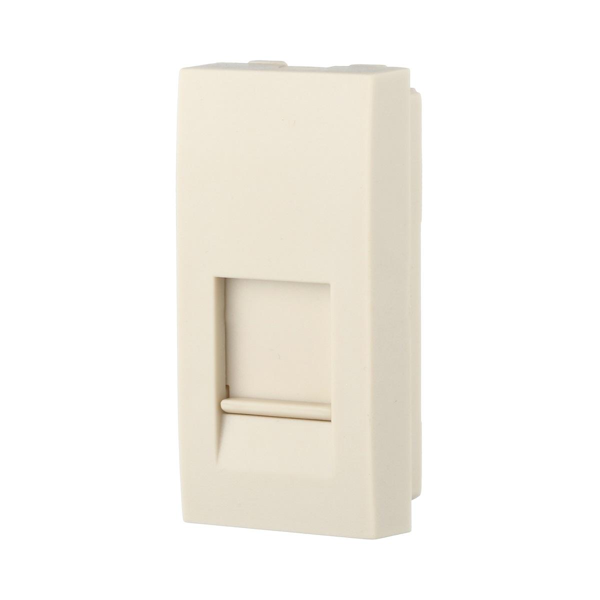 фото накладка lk studio для розетки телефонной, компьютерной rj,45х22,5мм (бежевый) lk45 853101-1 | 220svet.ru