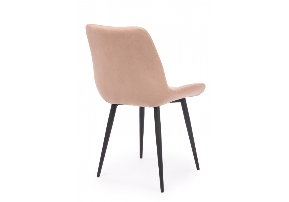 фото стул на металлокаркасе woodville челси к бежевый (zd 210) / черный np 632473 | 220svet.ru