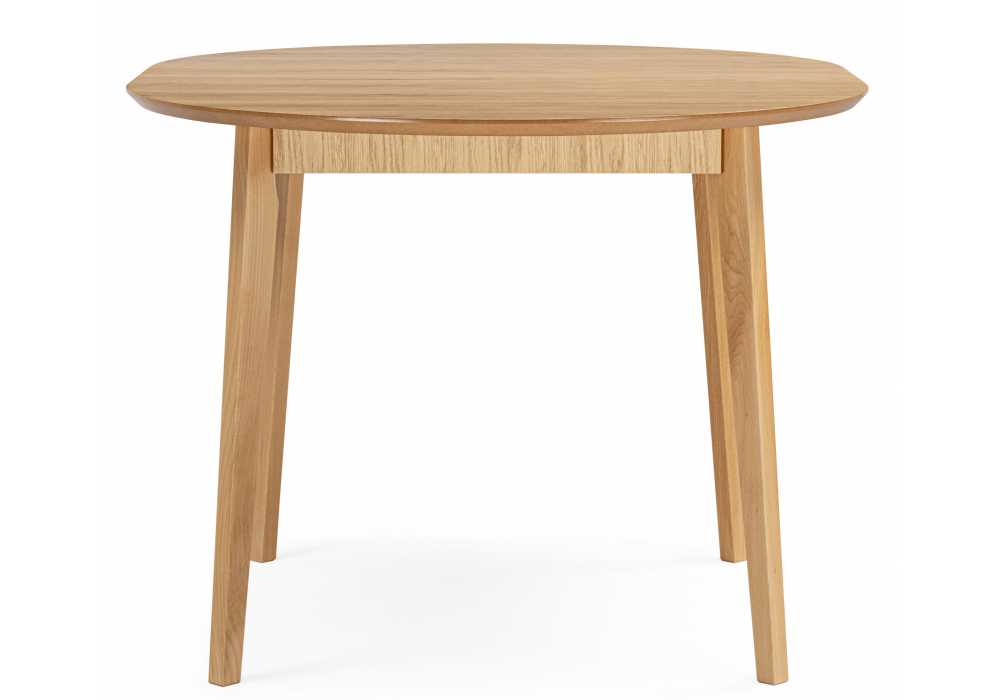 фото стол деревянный раскладной 100(130)x100 woodville форли светлое дерево 620600 | 220svet.ru