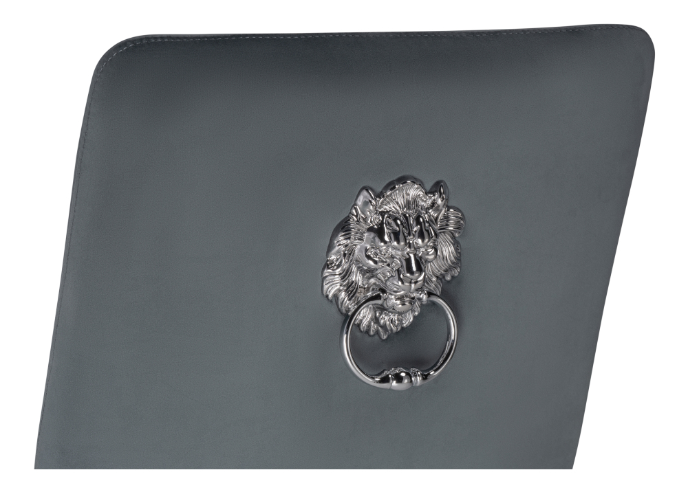 фото стул woodville viki dark grey / steel 15386 | 220svet.ru