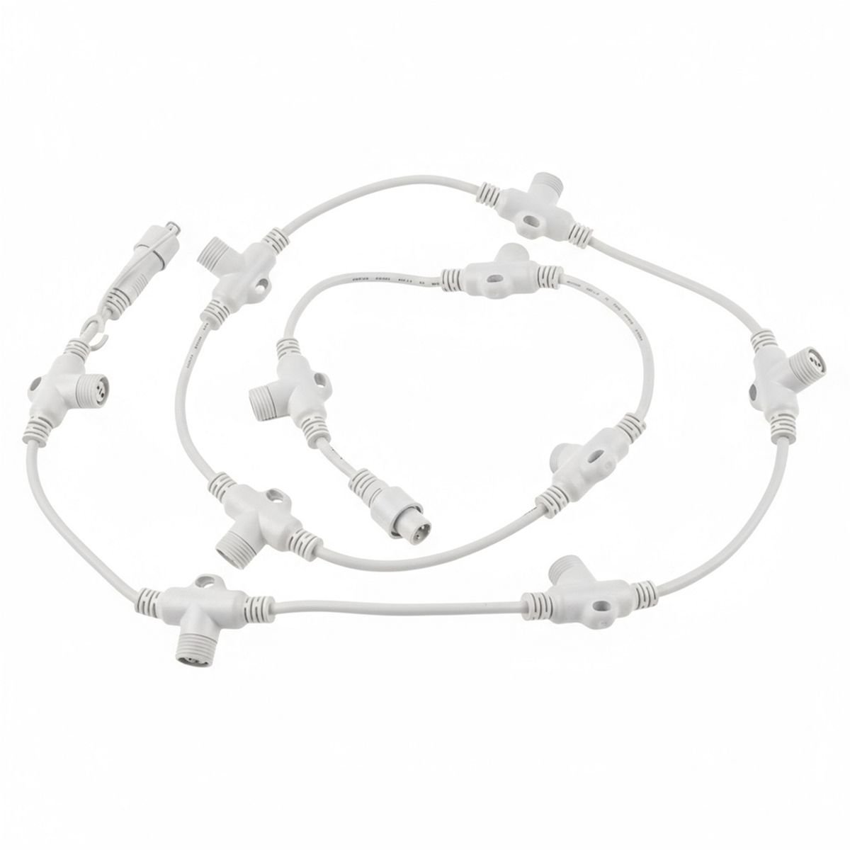 фото провод-шина для гирлянд uniel ucx-f90 t10/2m/wh ul-00013218 | 220svet.ru