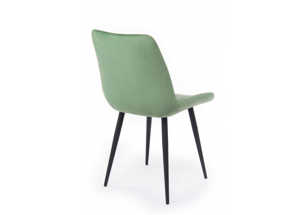 фото стул на металлокаркасе woodville седа фисташковый (zd 651) / черный 632415 | 220svet.ru