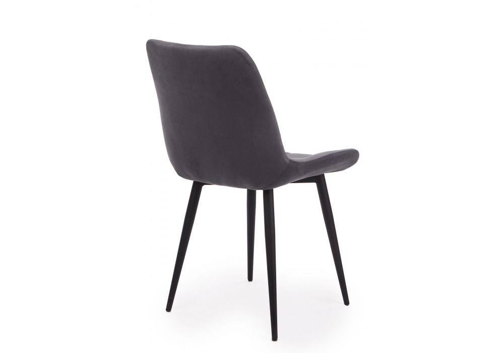 фото стул вращающийся на металлокаркасе woodville челси 360 к темно-серый (zd 995) / черный 632466 | 220svet.ru