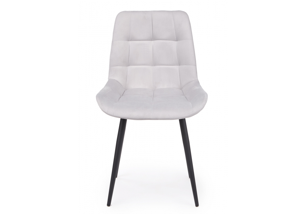 фото стул вращающийся на металлокаркасе woodville челси 360 к светло-серый (zd 960) / черный 632453 | 220svet.ru