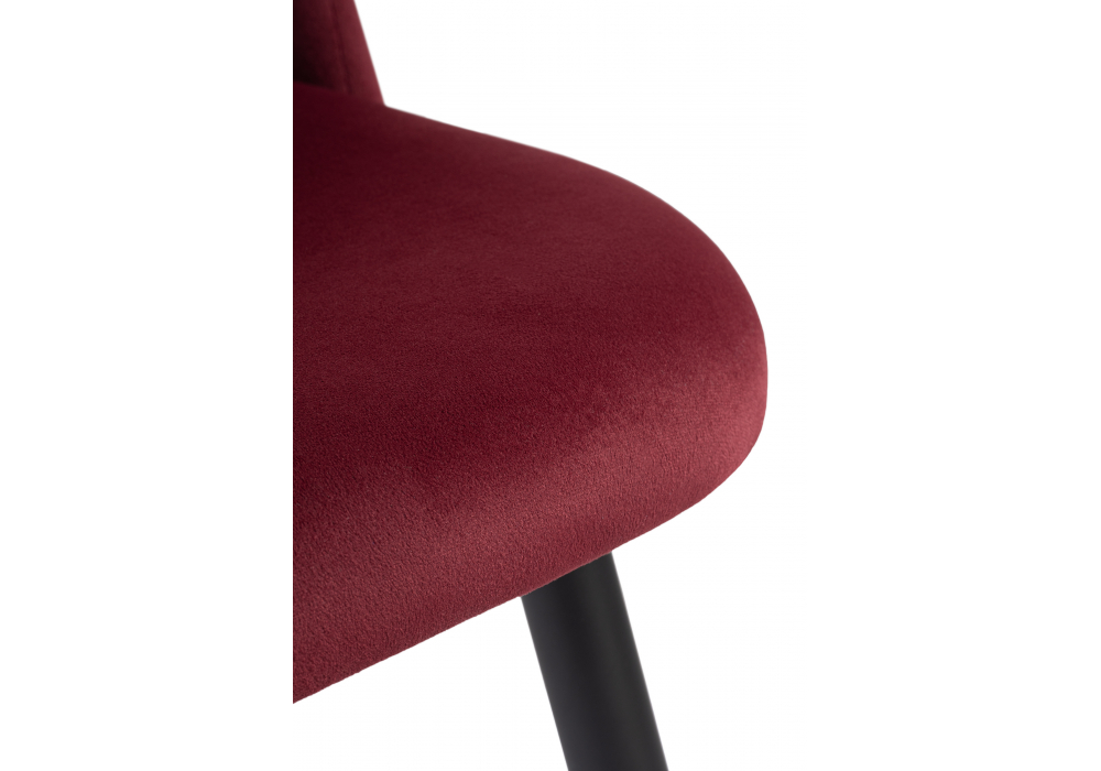 фото обеденная группа woodville cельда black / wine red 579064 | 220svet.ru