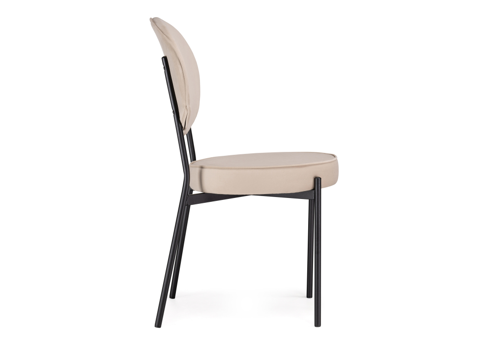 фото стул woodville ройс бежевый / черный 528452 | 220svet.ru