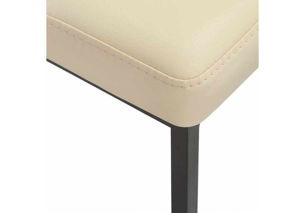 фото банкетка woodville дион кожзам d1 / черный матовый 441437 | 220svet.ru