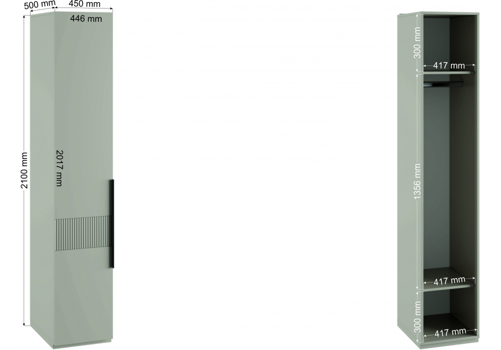 фото шкаф woodville ника бежевый мат-05 / кашемир 593593 | 220svet.ru