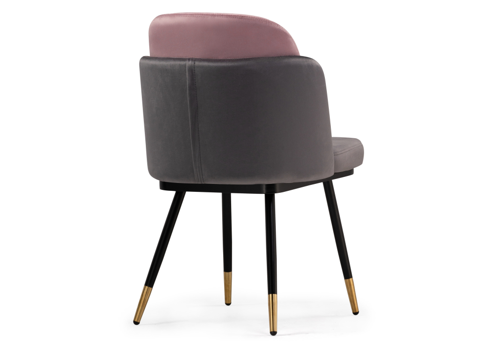 фото стул woodville penelopa dark gray / pink / black / gold 15417 | 220svet.ru