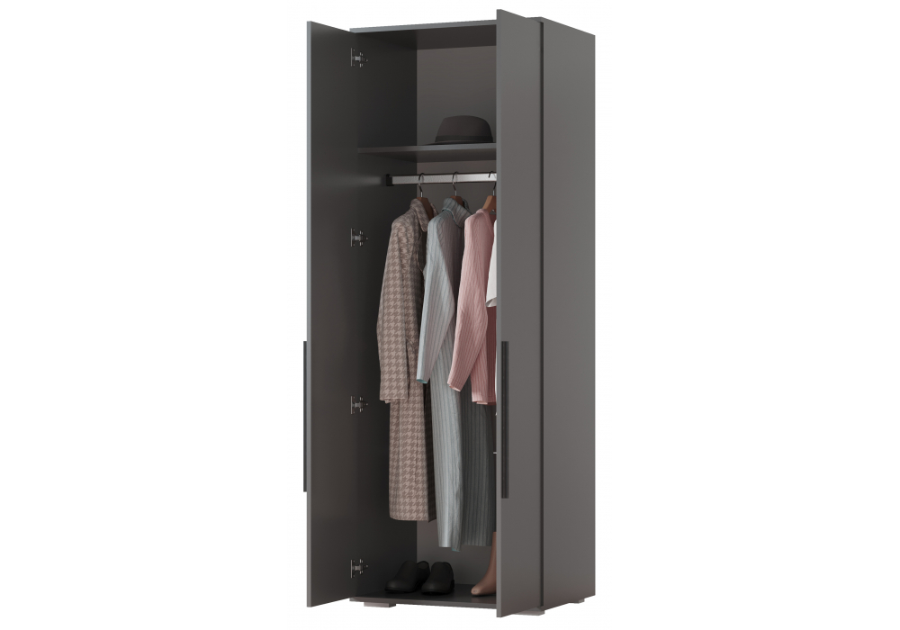 фото готовая гостиная комплектация 1 woodville филеста графит / дуб вотан 664936 | 220svet.ru