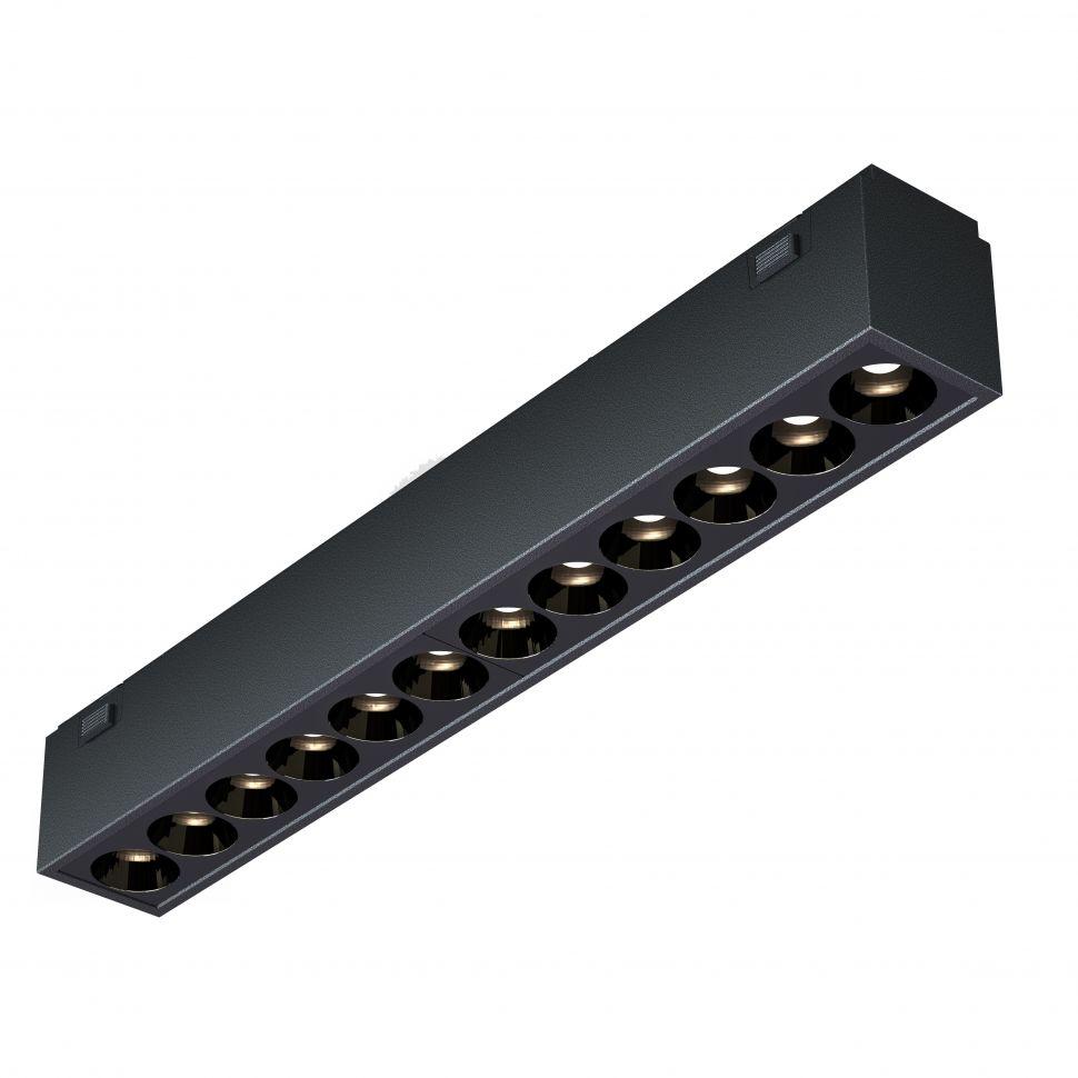 фото трековый магнитный светодиодный светильник iledex technical vision 4825-039-l197-12w-36dg-3000k-bk | 220svet.ru