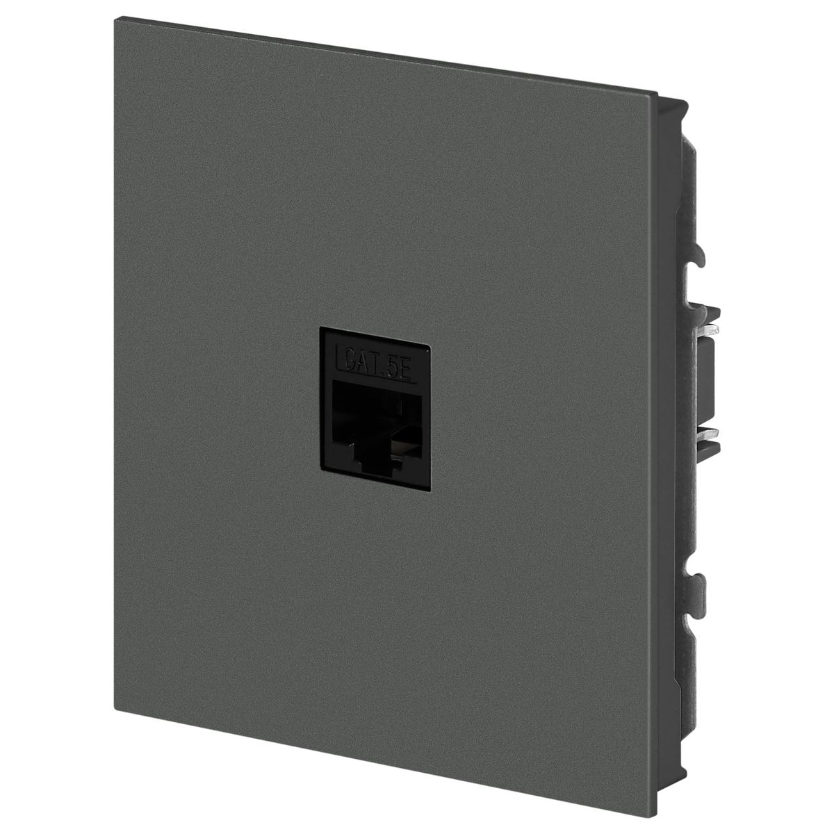 фото розетка эра arktik 16-3107-06 информационная rj45 графит б0070479 | 220svet.ru
