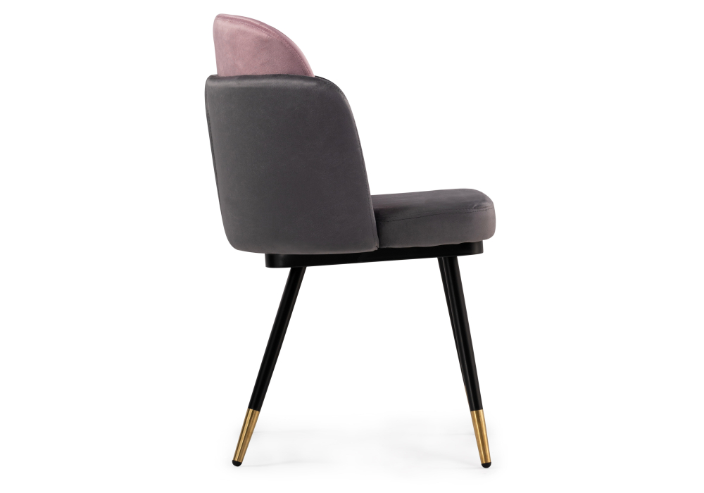 фото стул woodville penelopa dark gray / pink / black / gold 15417 | 220svet.ru