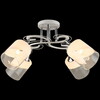 Миниатюра фото потолочная люстра reluce 04861-0.3-04 wt+ch | 220svet.ru