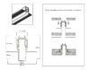 Миниатюра фото шинопровод магнитный 2м встраиваемый под гкл 12,5мм ambrella light magnetic standard gl1922 | 220svet.ru
