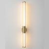 Миниатюра фото бра crystal lux lineup ap18w led brass | 220svet.ru