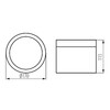 Миниатюра фото накладной точечный светодиодный светильник kanlux tiberi pro nt30w-940b 35679 | 220svet.ru