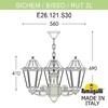 Миниатюра фото подвесной уличный светильник fumagalli sichem/rut 3l e26.120.s30.ayf1r | 220svet.ru