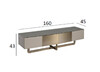 Миниатюра фото тумба под телевизор garda decor 58db-tv14803s | 220svet.ru