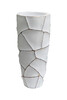 Миниатюра фото кашпо garda decor zsc872-27wh-gl | 220svet.ru