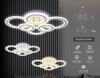 Миниатюра фото потолочный светодиодный светильник с пультом ambrella light acrylica fa8808 | 220svet.ru