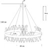Миниатюра фото подвесная люстра garda decor 62gdw-913-800r | 220svet.ru