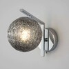 Миниатюра фото бра с выключателем на корпусе eurosvet shape 70132/1 хром | 220svet.ru