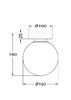 Миниатюра фото настенный светильник maytoni basic form mod321wl-01w | 220svet.ru
