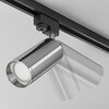 Миниатюра фото трековый однофазный светильник maytoni focus tr004-1-gu10-ch | 220svet.ru