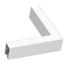 Миниатюра фото подвесной светодиодный светильник ideal lux fluo corner 4000k wh | 220svet.ru