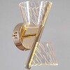 Миниатюра фото настенный светильник reluce 00071-0.2-01 gd | 220svet.ru