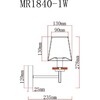 Миниатюра фото бра myfar daniel mr1840-1w | 220svet.ru