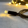 Миниатюра фото гирлянда нить 10м тепло-белая 24в 75 led провод черный каучук ip65 ltc ll75-1-1ww | 220svet.ru
