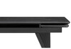 Миниатюра фото керамический стол 140(200)х80 раскладной woodville вейв shakespeare black / черный 626002 | 220svet.ru