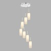 Миниатюра фото подвесная люстра каскадная lumion tracy 8270/7a хром | 220svet.ru