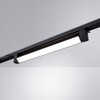 Миниатюра фото трековый однофазный светодиодный светодиодный светильник arte lamp a4574pl-1bk | 220svet.ru