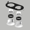 Миниатюра фото встраиваемый свветильник lightstar domino d6570606bmod | 220svet.ru