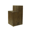 Миниатюра фото подставка для 8 ножей деревянная, дуб uneca | 220svet.ru