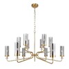 Миниатюра фото подвесная люстра f-promo shandar 4620-12p | 220svet.ru