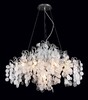 Миниатюра фото подвесная люстра crystal lux tenerife sp9 silver | 220svet.ru