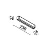 Миниатюра фото трековый магнитный светильник maytoni radity points tr082-4-12wtw-m-b | 220svet.ru
