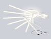 Миниатюра фото потолочный светодиодный светильник с пультом ambrella light comfort fl6241 | 220svet.ru