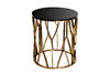 Миниатюра фото стол журнальный стекло garda decor 13rxet3103-gold | 220svet.ru